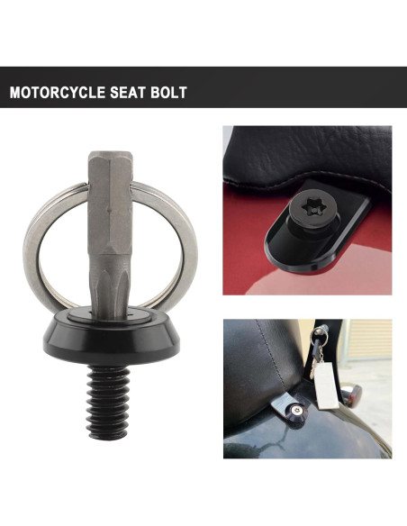 Tornillo de Asiento Antirrobo Daklvng para Harley 1996-2024