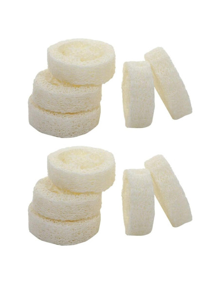 10 Rodajas de Luffa Natural Exfoliante para Jabón - GANPUB