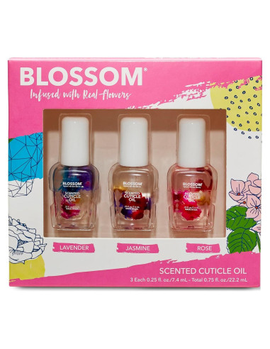 Aceite de Cutícula Blossom Aromatizado 21.26ml - Set de 3