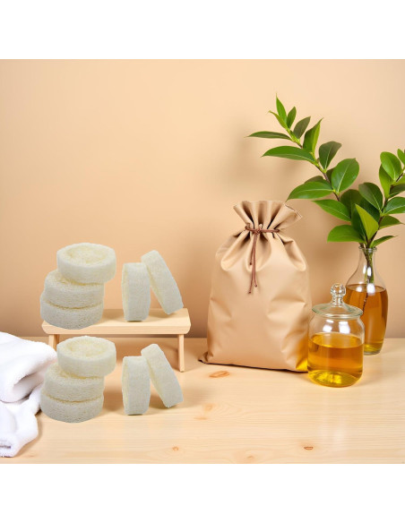 10 Rodajas de Luffa Natural Exfoliante para Jabón - GANPUB