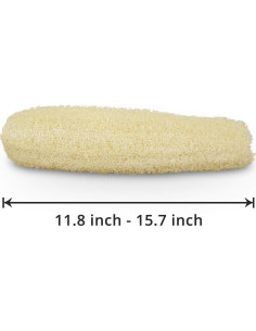 Esponjas de Lufa Natural Orgánica Grande Exfoliantes - Paquete de 4 2