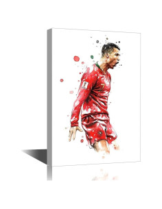 Arte en Lienzo Cristiano Ronaldo TISHIRON 30x45 cm Decoración