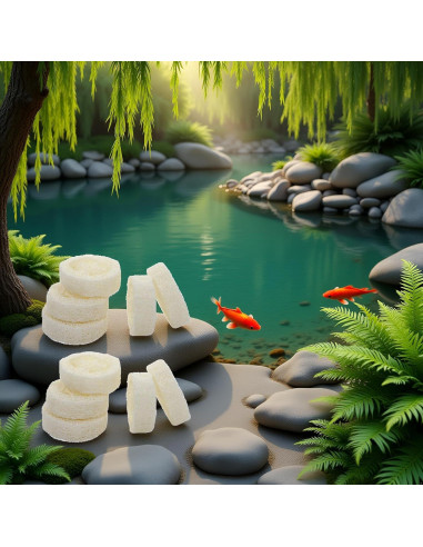 10 Rodajas de Luffa Natural Exfoliante para Jabón - GANPUB