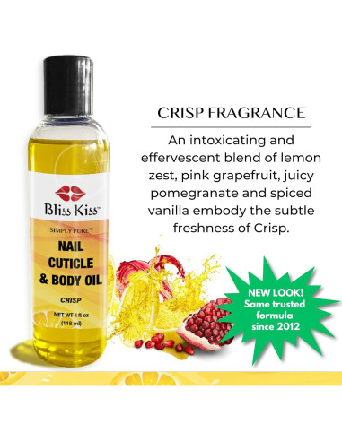 Aceite Hidratante para Uñas y Cutículas Bliss Kiss 113.4 ml