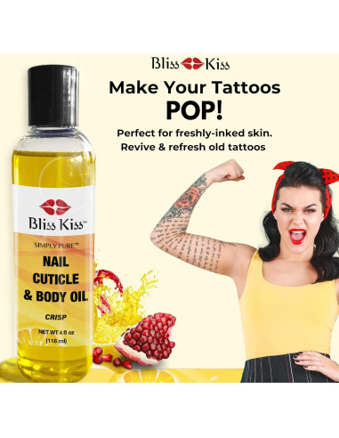 Aceite Hidratante para Uñas y Cutículas Bliss Kiss 113.4 ml