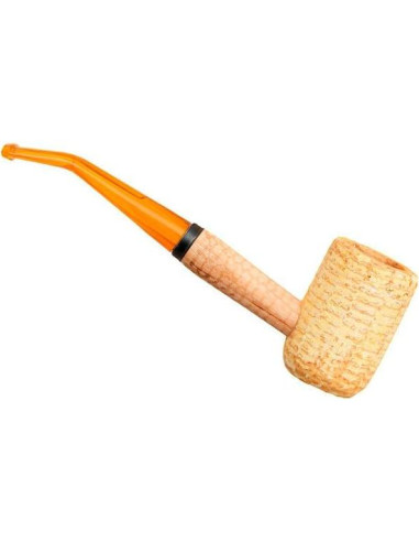 Pipa de maíz Missouri Meerschaum Legend con boquilla doblada