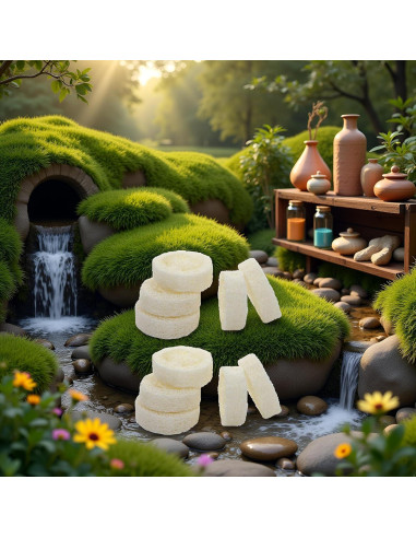 10 Rodajas de Luffa Natural Exfoliante para Jabón - GANPUB