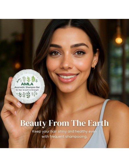 Champú Sólido Amla Nature Skin Shop 79.8g - Crecimiento y Fortalecimiento