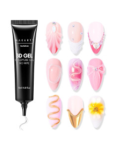 Gel Escultor de Uñas 3D Makartt 15g Transparente para DIY