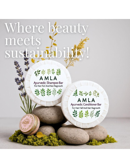 Champú Sólido Amla Nature Skin Shop 79.8g - Crecimiento y Fortalecimiento