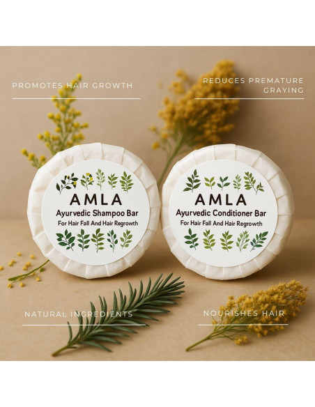 Champú Sólido Amla Nature Skin Shop 79.8g - Crecimiento y Fortalecimiento