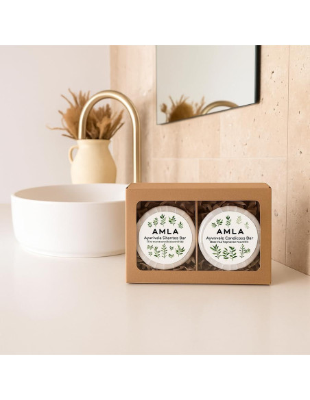 Champú Sólido Amla Nature Skin Shop 79.8g - Crecimiento y Fortalecimiento