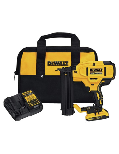 Clavadora de Brad Inalámbrica DeWalt 20V MAX 18 GA Kit