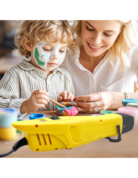 Pistola de Calor Mini QST EXPRESS 350W Amarilla 2 Temperaturas