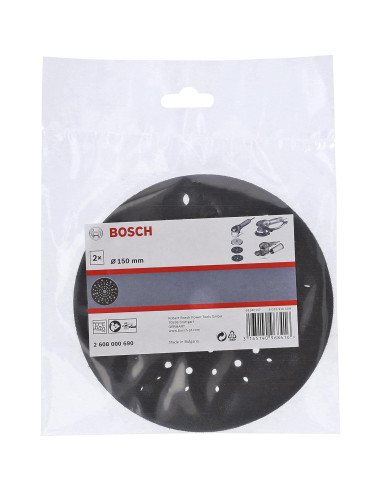 Pad Saver Bosch 125 mm para Lijadoras Orbitale Aleatorias - 2 Piezas