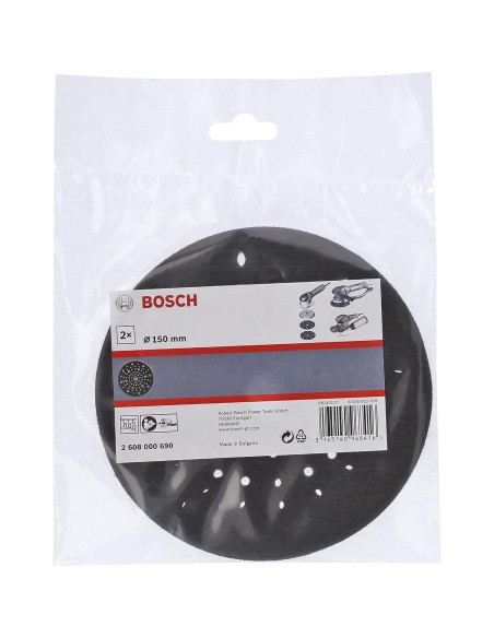 Pad Saver Bosch 125 mm para Lijadoras Orbitale Aleatorias - 2 Piezas