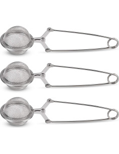 Colador de Té JEXCULL Acero Inoxidable 3 Piezas 4.5 cm 2