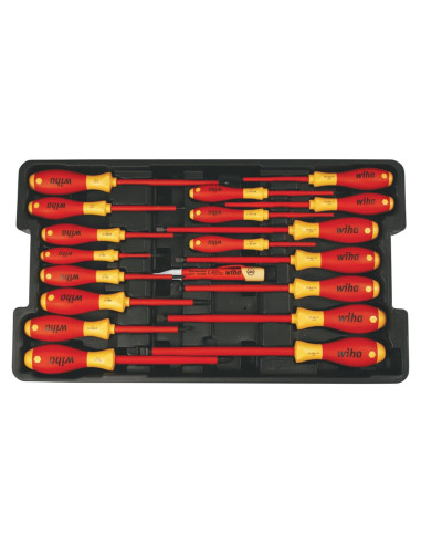 Juego de Destornilladores Aislados Wiha 32095, 19 Piezas