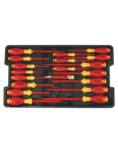 Juego de Destornilladores Aislados Wiha 32095, 19 Piezas