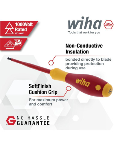 Juego de Destornilladores Aislados Wiha 32095, 19 Piezas