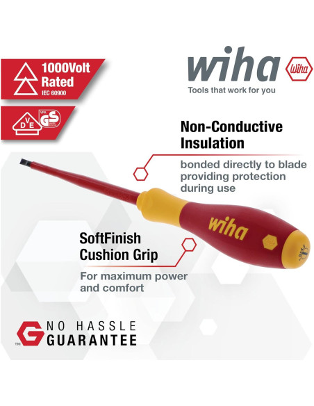 Juego de Destornilladores Aislados Wiha 32095, 19 Piezas