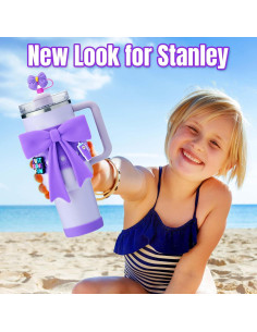Accesorios para Taza Stanley 40oz ZYBIDEAL - 9 Piezas Morado 2
