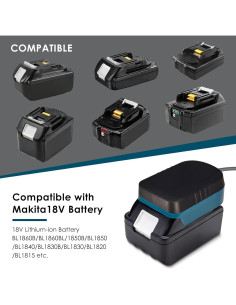 Adaptador de Batería Makita 18V para Starlink Mini - Plug and Play 2