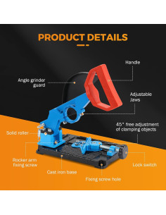 Soporte de Amoladora Angular BEAMNOVA Ajustable 45 Aluminio 2