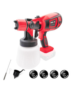 Pulverizador de Pintura Inalámbrico Nubrom 18V con 4 Boquillas