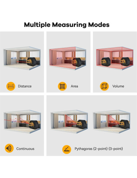 Cinta Métrica Láser 60m y Manual 4.88m HENAN JIANGHUA
