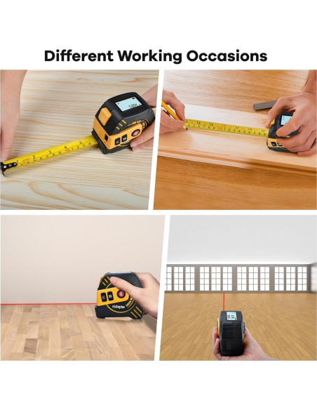 Cinta Métrica Láser 60m y Manual 4.88m HENAN JIANGHUA