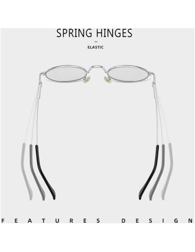 Gafas de Luz Azul Redondas KURSAN Metal 48mm Unisex