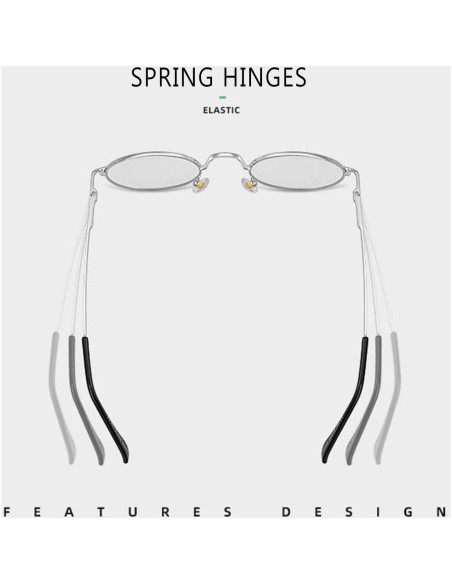 Gafas de Luz Azul Redondas KURSAN Metal 48mm Unisex