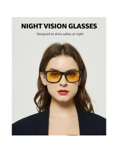 Gafas de Conducción Nocturna SIPHEW Amarillas Polarizadas 2