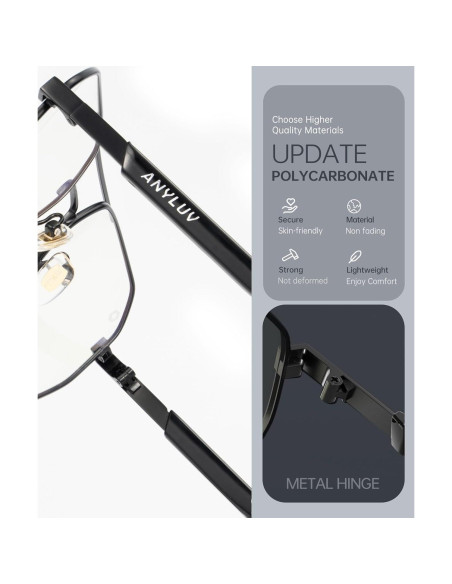 Gafas de Luz Azul ANYLUV para Hombre y Mujer - Modelo 135