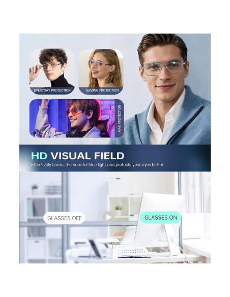 Gafas de Luz Azul ANYLUV para Hombre y Mujer - Modelo 135