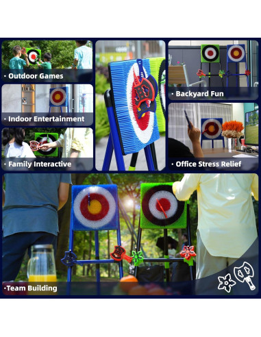 Juego de Lanzamiento de Hachas BunnyBoo con Objetivo Seguro