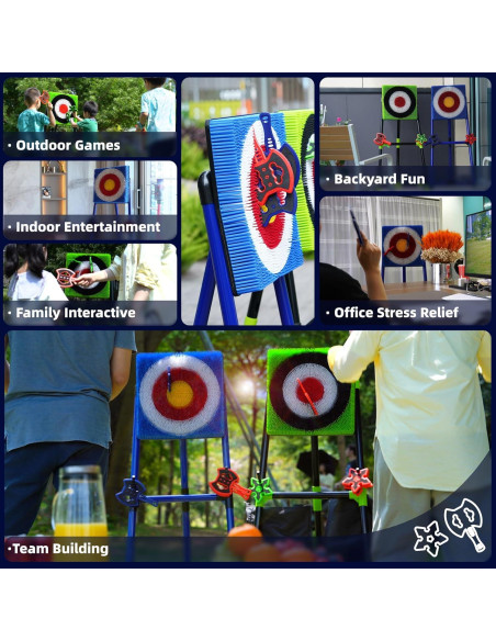 Juego de Lanzamiento de Hachas BunnyBoo con Objetivo Seguro