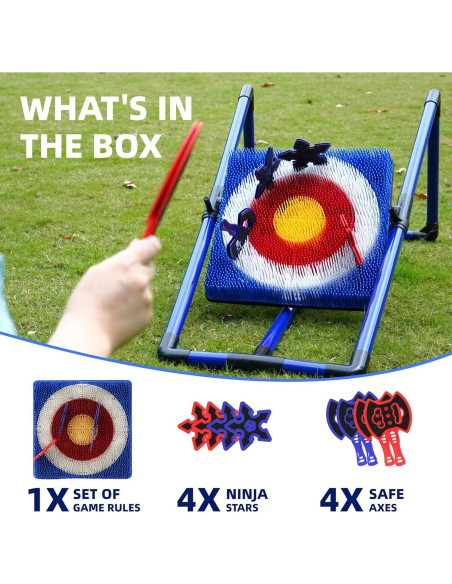 Juego de Lanzamiento de Hachas BunnyBoo con Objetivo Seguro