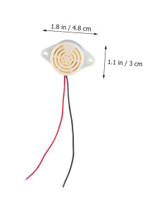 Kit Zumbador Piezoeléctrico 6pcs PartyKindom 3-24V 2
