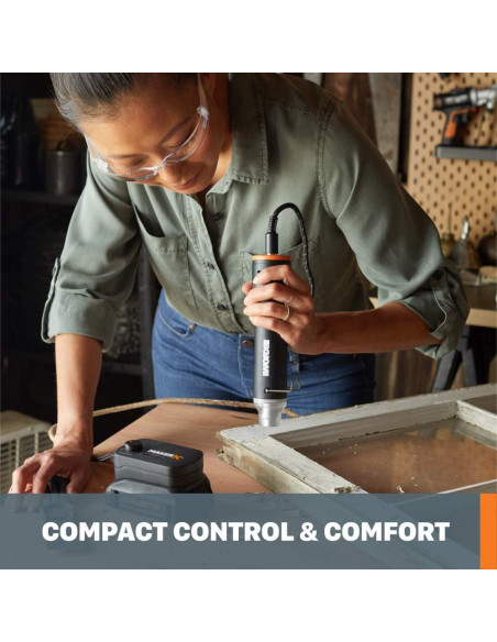 Pistola de Calor Mini Worx MAKERX WX743L.9 20V Compacta