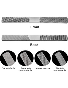 Lima de Madera 4 Vías DONSTRAW - Acero de Carbono 20.5cm 2