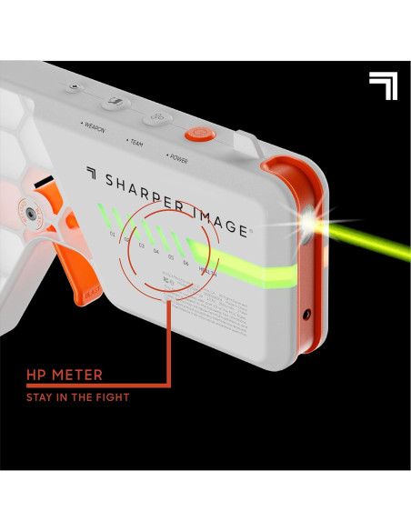 Juego de Blasters Laser Tag Sharper Image - Paquete de 4, Alcance 33.5m