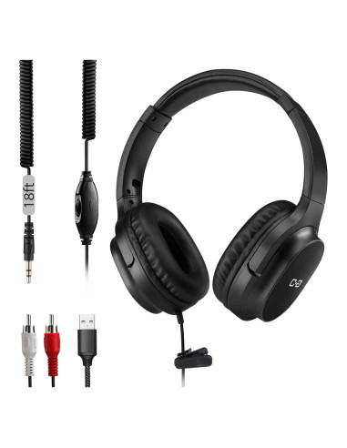 Auriculares con cable ChanGeek W6-A 5.5M para TV y PC