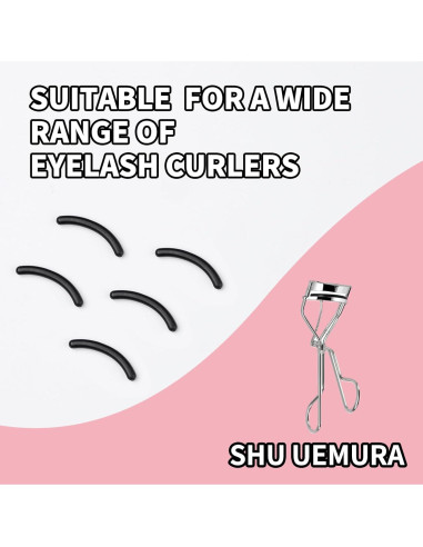 48 Almohadillas de Repuesto para Rizador de Pestañas Ajrwiiy