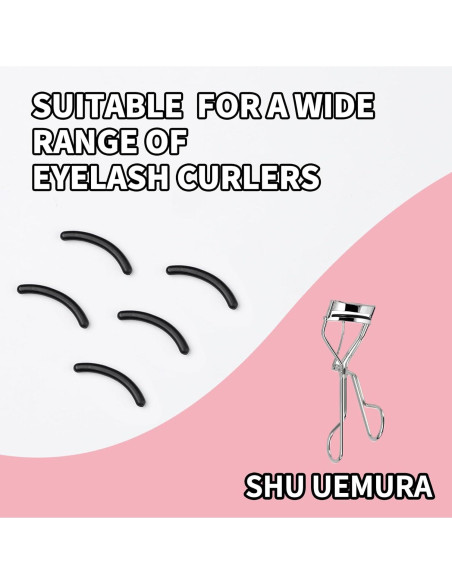 48 Almohadillas de Repuesto para Rizador de Pestañas Ajrwiiy