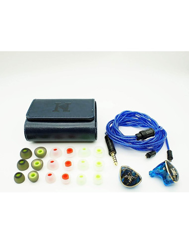 Auriculares ISN EBC80 In-Ear HiFi 8 Controladores Negro