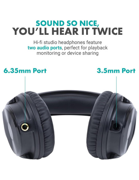 Equipo de Grabación Movo Studio - Micrófono Condensador y Auriculares