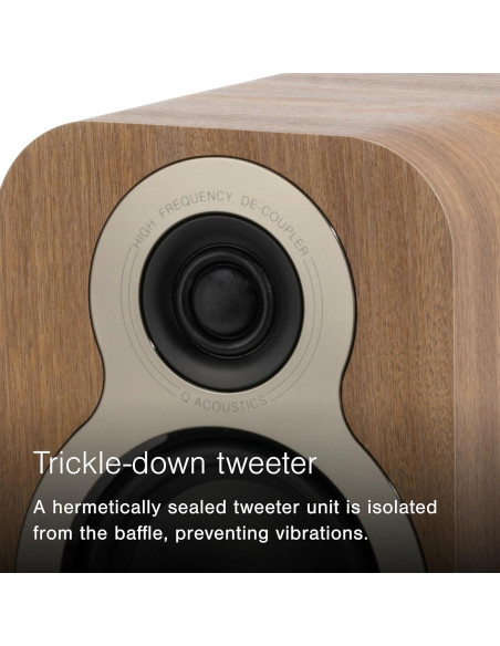 Altavoces Estantería Q Acoustics 3010c Roble Claro 4" 2 vías