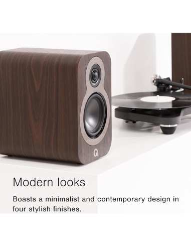 Altavoces Estantería Q Acoustics 3010c Roble Claro 4" 2 vías